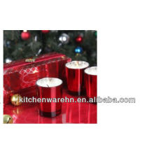 Haonai good promotional products,clear glass hanging candle holder wholesale candle